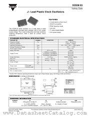XOSM-55 datasheet pdf Vishay