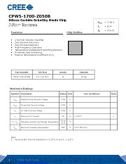 CPW5-1700-Z050B datasheet pdf Wolfspeed