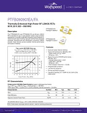 PTFB090901EA-V2 datasheet pdf Wolfspeed