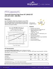 PTFC260202FC-V1 datasheet pdf Wolfspeed