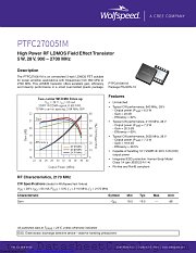 PTFC270051M-V2 datasheet pdf Wolfspeed