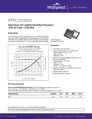 PTFC270101M-V1 datasheet pdf Wolfspeed