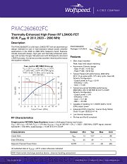 PXAC260602FC-V1 datasheet pdf Wolfspeed
