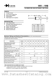 1H1-T3 datasheet pdf Won-Top Electronics