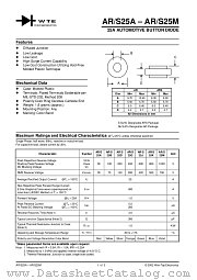 ARS25J datasheet pdf Won-Top Electronics
