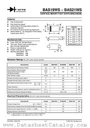 BAS19WS-T1 datasheet pdf Won-Top Electronics