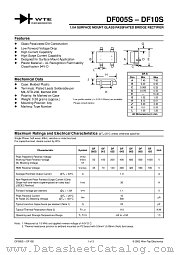 DF04S-T3 datasheet pdf Won-Top Electronics