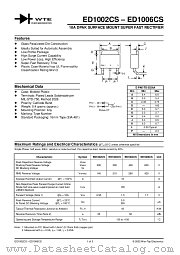 ED1004CS-T3 datasheet pdf Won-Top Electronics