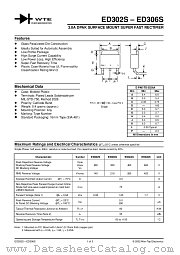 ED303S-T3 datasheet pdf Won-Top Electronics