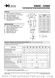 ER806 datasheet pdf Won-Top Electronics