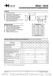 SK28-T1 datasheet pdf Won-Top Electronics