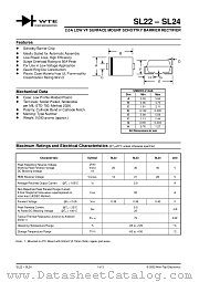 SL24-T1 datasheet pdf Won-Top Electronics