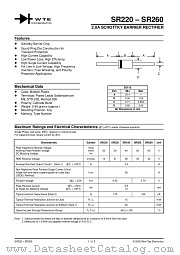 SR230-TB datasheet pdf Won-Top Electronics
