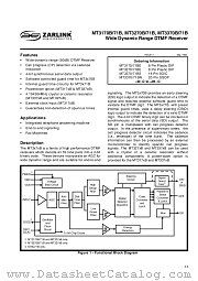MT3271B datasheet pdf Zarlink Semiconductor