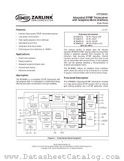 MT8889C datasheet pdf Zarlink Semiconductor