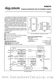 NJ88C24 datasheet pdf Zarlink Semiconductor