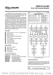 PDSP16116/A/MC datasheet pdf Zarlink Semiconductor