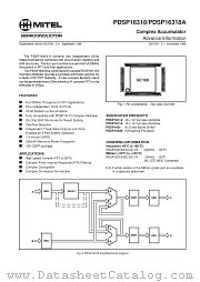 PDSP16318/A datasheet pdf Zarlink Semiconductor