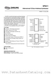 SP5511 datasheet pdf Zarlink Semiconductor