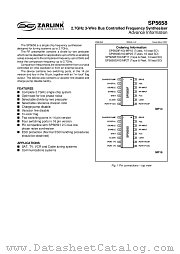 SP5658 datasheet pdf Zarlink Semiconductor