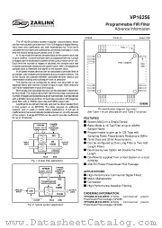 VP16256 datasheet pdf Zarlink Semiconductor