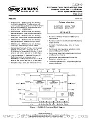 ZL50053 datasheet pdf Zarlink Semiconductor