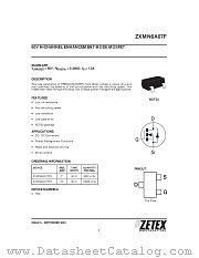 ZXMN6A07F datasheet pdf Zetex Semiconductors