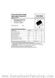 FCX790A datasheet pdf Zetex Semiconductors