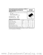 FZT857 datasheet pdf Zetex Semiconductors