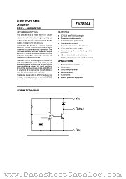 ZM33064 datasheet pdf Zetex Semiconductors