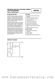 ZRC400 datasheet pdf Zetex Semiconductors