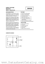ZSM300 datasheet pdf Zetex Semiconductors
