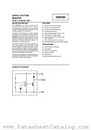 ZSM560 datasheet pdf Zetex Semiconductors