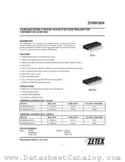 ZXBM2004 datasheet pdf Zetex Semiconductors