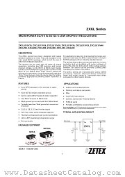 ZXCL400 datasheet pdf Zetex Semiconductors