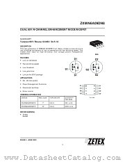 ZXMN6A09DN8 datasheet pdf Zetex Semiconductors