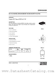 ZXMN6A09K datasheet pdf Zetex Semiconductors