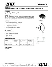 ZXT14N20DX datasheet pdf Zetex Semiconductors