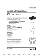 ZXTD3M832 datasheet pdf Zetex Semiconductors