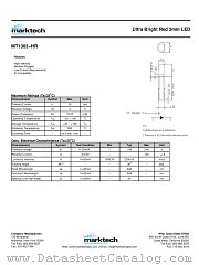 MT1303-HR datasheet pdf Marktech Optoelectronics