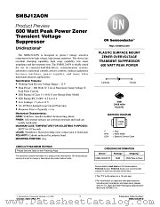 1SMB12A datasheet pdf ON Semiconductor