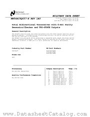 5962-9219701MKA(54ACTQ657FMQB) datasheet pdf National Semiconductor