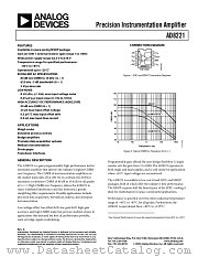 AD8221AR-REEL datasheet pdf Analog Devices