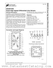 DS26F31M MD8 datasheet pdf National Semiconductor