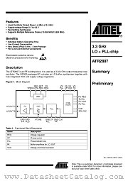 ATR2807 datasheet pdf Atmel