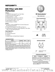 NZF220DFT1 datasheet pdf ON Semiconductor