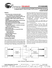 CYV15G0204RB datasheet pdf Cypress