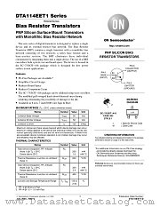 DTA144WE datasheet pdf ON Semiconductor