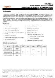 HYM71V16755HCLT8-P datasheet pdf Hynix Semiconductor