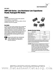 SMP1320 datasheet pdf Skyworks Solutions